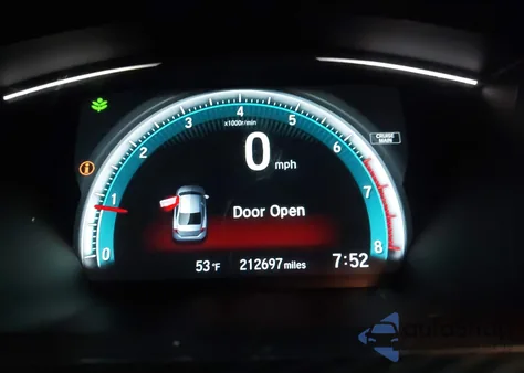 2018 Honda Civic Ex-T z USA, uszkodzony, nr VIN 19XFC1E37JE001813